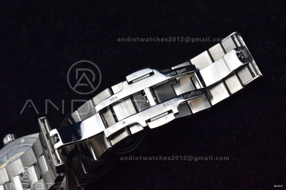 Silver 4500V Best Overseas Dial 924 SS 1:1 ZF TravelReady SS on Bracelet Edition A 0704